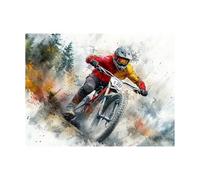 Peinture Numero Adulte, Toile Peinture Numero Enfant Moto, Coloriage Numerote avec Acrylique et Pinceau Toile Hors route 135x100 CM, Activité Manuelle Adulte pour Tableau Decoration Murale LZYH-4835