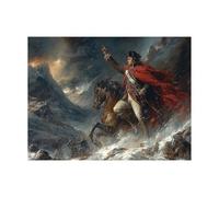 Peinture Numero Adulte, Toile Peinture Numero Enfant Napoléon, Coloriage Numerote avec Acrylique et Pinceau Toile Guerre 55 x 40 cm, Activité Manuelle Adulte pour Tableau Decoration Murale LZYH-7576