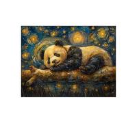 Peinture Numero Adulte, Toile Peinture Numero Enfant Panda, Coloriage Numerote avec Acrylique et Pinceau Toile Ciel étoilé 135 x 100 cm, Activité Manuelle Adulte pour Decoration Maison LZYH-3499