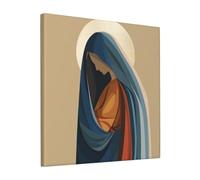 Peinture Numero Adulte Vierge Marie Peinture par Numero Kits de Peinture au Numéro, Paint By Numbers Adulte Enfant, DIY Peinture Acrylique Painting pour Décoration Maison 30x30 cm Avec Cadre FA-395