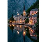 Peinture Numero Adulte Voir, Architecture Peinture Numero Enfant Kits, DIY Loisirs Créatifs Adultes Débutants avec Pinceaux et Pigment Acryliques, Paint by Numbers Kits, Decor Maison, 30x40cm Z-3426