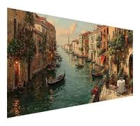 Peinture Numero Adulte Voir, Venise Peinture Numero Enfant Kits, DIY Loisirs Créatifs Adultes Débutants avec Pinceaux et Pigment Acryliques, Paint by Numbers Kits, Deco Automne Maison, 60x30cm 4-6880