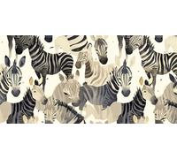 Peinture Numero Adulte Zèbre, animal Peinture Par NuméRos Enfants, Kit Complet DIY Avec Toile, Peinture Acrylique & Pinceaux, Activité Manuelle Adulte La DéTente, IdéAl Cadeau Femme 90x180cm U-27