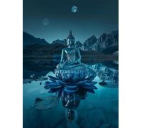 Peinture Numero Adulte Zen, Peinture Numero Paysage, DIY Activité Manuelle Adulte, Paint by Numbers Kit avec Pinceaux et Acryliques, Painting by Numbers pour Decoration Maison Cadeau 30x40cm 4-1805