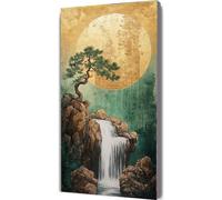 Peinture Numero Automne Peinture par Numero Adulte avec Cadre 30x60cm Paysage Activité Manuelle Adulte,DIY Paint by Numbers Kits avec Pinceaux et Acryliques pour Décoration Maison Cadeaux LE-826
