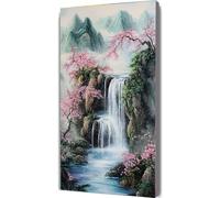 Peinture Numero Automne Peinture par Numero Adulte avec Cadre 50x150cm Paysage Activité Manuelle Adulte,DIY Paint by Numbers Kits avec Pinceaux et Acryliques pour Décoration Maison Cadeaux LE-144