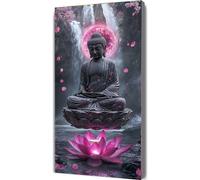 Peinture Numero Bouddha Peinture par Numero Adulte avec Cadre 50x150cm Automne Activité Manuelle Adulte,DIY Paint by Numbers Kits avec Pinceaux et Acryliques pour Décoration Maison Cadeaux LE-1359