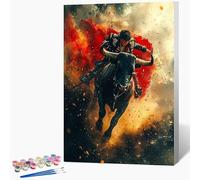 Peinture Numero Enfant La Tauromachie Peinture par Numero Paysage Paint by Numbers, Loisir Creatif Adulte DIY Kit Creatif Adulte Couleur Canevas Painting, Cadeau Femme Sans Cadre 50x80cm T-V714