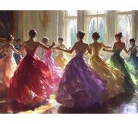 Peinture Numero Femme Peinture par Numero Adulte Europe du Nord Activité Manuelle Adulte,DIY Paint by Numbers Kits avec Pinceaux et Acryliques Peintures pour la Décor Maison Cadeaux 45x60cm E1-1678