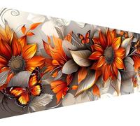 Peinture Numero Fleur Peinture par Numero Adulte Fleur Painting by Numbers avec Peinture Acrylique et Pinceaux Toile Colorée Kits Loisirs Créatifs Adultes, Decoration Murale Cadeau 30x60cm z6-43Q