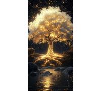 Peinture Numero L'arbre de vie Peinture Acrylique 60x120cm x-360