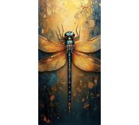 Peinture Numero Libellules Peinture Acrylique 40x80cm x-343