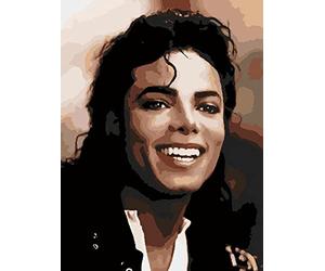 Peinture Numéro Michael Jackson Peinture Numero Adulte Débutant Enfants Peinture Par Numero Bricolage Peintures Kits Pour Numero D'art Adulte Peinture Home Decor Sans Cadre 40X50 Cm