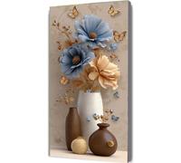 Peinture Numero Rétro Peinture par Numero Adulte avec Cadre 50x100cm Fleur Activité Manuelle Adulte,DIY Paint by Numbers Kits avec Pinceaux et Acryliques pour Décoration Maison Cadeaux LE-381
