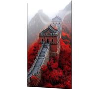 Peinture Numéros Adulte Les plantes Peinture Numero Architecture Loisirs Créatifs Adultes, DIY Peintures Acrylique pour Enfants, Toile 30x60cm, avec Pigmentée et 3 Pinceaux, Decoration Murale w0-1468