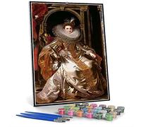 Peinture numérotée pour adultes Portrait de Marie de Medici par Peter Paul Rubens Kit de peinture par numéros pour enfants et adultes