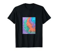 Peinture ondulée. Design Impressionnant d'Allee T-Shirt Graphique avec Valeur