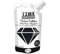 Peinture pailletée Aladine Izink Diamond 80 ml Noir Noir G