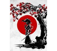 Peinture par chiffres avec cadre Peinture - Samouraï rouge 40x50 cm