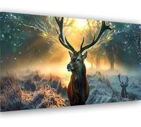 Peinture par Numero Adulte Animal Peinture Numero Adulte Cerf Loisirs Créatifs Adultes DIY Peinture par Numero Enfants Débutants Comprend Pinceaux et Peintures Acryliques, Sans Cadre (30 x 60 cm ) 8-2