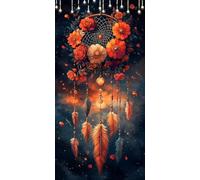 Peinture par Numero Adulte Attrape-Rêves Paint by Numbers for Adults Rose Tableau Numerote a Peindre Adulte avec Peinture Acrylique pour Décoration de la Maison 80X110cm, Décoration Automne P0-412