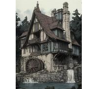 Peinture par Numero Adulte, Automne Cabine Kits de Peinture au Numéro, Enfants Dessin de Pigment Acrylique Kits, Loisirs Créatifs Adultes, Coloriage Par Numéro Pour Décoration Maison 80x100cm s0ji-277