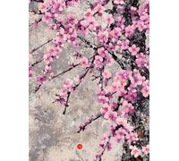 Peinture par Numero Adulte avec Cadre, Pomme de terre au pruneau Kits de Peinture par Numéros pour Adults, Arbre Paint by Numbers Acryliques Bricolage Peintures Kits pour Décoration 50x70 cm Q-1466