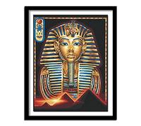 Peinture par Numéro Adulte avec Pinceaux et Acrylique Bricolage Toile Peintures Kits Paint by Numbers pour Adultes Enfants Débutant,pour Décoration Lntérieure Maison sans Cadre 40x50cm Religion Égypte