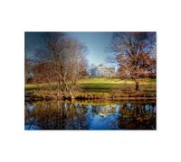 Peinture par Numero Adulte，Château de Richmond sur l’Oker à Brunswick，DIY Acryliques Peinture,Kit de Peinture à l'huile sur Toile pour Débutants avec Brosses et Acryliques Peintures （20x30cm）-AP98