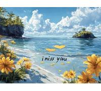 Peinture Par Numéro Adulte, CôTe Des ChrysanthèMes, DIY Kits de Peinture au Numéro, High Definition Canvas Acrylique Set, for Décoratif Pour la Maison, Sans Cadre 50x70cm WM5L-311