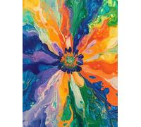 Peinture par Numero Adulte Couleur Peinture Numero Mélancolie Paint by Numbers Kits Loisirs Créatifs Adultes, Paint by Numbers Pigment Acrylique Kits pour Decoration Maison, Cadeaux 40x50cm,Model 340