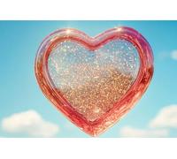 Peinture par Numéro Adulte Crystal amour avec Pinceaux et Acryliques Bricolage Peintures Kits, pour la Décoration Intérieure, Loisirs Créatifs Activité Manuelle Adultes, 60x90cm (sans Cadre) e-838