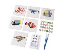 Peinture Par NuméRo Adulte,Diy Kit Peinture Numero Adulte Enfants DéButants Lot De 6 Paint By Numbers à Cocktail RéTro Par NuméRos Pour Adultes DéButants Peinture Acrylique à L'Huile Aquarelle (X)