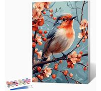 Peinture par Numero Adulte Fleurs Paysage Loisirs Créatifs Adultes, DIY Coloriage Numerote avec Pigment Acrylique pour Débutants Enfant, Art Peinture Numero, Decoration, Cadeau 60x80cm -WX251071T