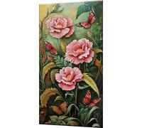 Peinture par Numero Adulte Forêt DIY Peinture Numero Fleur Activité Manuelle Adultes, Grande Numéro d'Art avec Peintures et Pinceaux pour Decoration Noel, Cadeau Femme 90x180cm (Sans Cadre) w0-1345