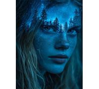 Peinture par Numero Adulte, Forêt Femme Kits de Peinture au Numéro, DIY Enfants Dessin de Pigment Acrylique Kits, Loisirs Créatifs Adultes, Coloriage Par Numéro Pour Décoration Maison 45x60cm s0ji-173