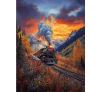 Peinture par Numero Adulte Former Peinture Numero, Paint by Number Automne Paint by Numbers for Adults avec 3 Pinceaux et Acrylique pour Decoration Murale Chambre, Cadeau Femme 30 x 40 cm -zjn250700