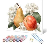 Peinture par Numero Adulte Fruit Peinture Numero, Paint by Number Usine Paint by Numbers for Adults Kit Peinture avec Pinceaux et Acrylique pour Decoration Murale, Cadeau Femme 130x100 cm -hjw0108YW9