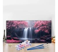 Peinture par Numero Adulte Japon Peinture Numero Automne Grande taille XXL 80x160 cm Complet Kit Bricolage Loisirs Créatifs Adultes Débutant avec Acrylique et Pinceaux, Décoration Halloween G8-380