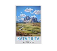 Peinture par Numero Adulte,Kata Tjuta, Australie,DIY Acryliques Peinture,Kit de Peinture à l'huile sur Toile pour Débutants avec Brosses et Acryliques Peintures pour Maison Décor(40x50cm)-AL46