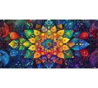 Peinture par Numero Adulte Mancha ro couleur, Peinture Numero Adulte Débutants DIY Pinceaux Peintures de Dessin de Pigment Acrylique Kit, Loisirs Créatifs Decor Maison 100x200cm (sans Cadre) t-33