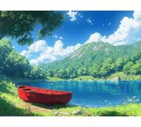 Peinture par Numero Adulte Montagne Peinture Numero, Paint by Number Paysage Paint by Numbers for Adults Kit Peinture avec Pinceaux et Acrylique pour Decoration Chambre, Cadeau 50 x 40 cm -yym25012GO