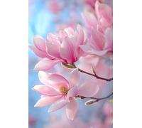 Peinture par Numéro Adulte Orchidées jade avec Pinceaux et Acryliques Bricolage Peintures Kits, pour la Décoration Intérieure, Loisirs Créatifs Activité Manuelle Adultes, 60x90cm (sans Cadre) e-1020