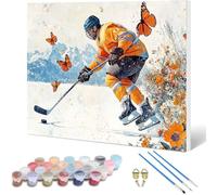 Peinture par Numero Adulte Papillon Peinture Numero, Paint by Number Paysage Paint by Numbers for Adults Kit Peinture avec Pinceaux et Acrylique pour Decoration Murale, Cadeau 70x50cm -hjw25010MN