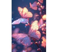 Peinture par Numéro Adulte Papillons de rêve avec Pinceaux et Acryliques Bricolage Peintures Kits, pour la Décoration Intérieure, Loisirs Créatifs Activité Manuelle Adultes, 70x105cm (sans Cadre) e631