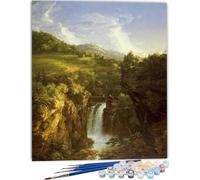 Peinture Par Numero Adulte Paysage Célèbres Tableaux - Thomas Cole - Peintre Américain,Kit De Peinture Par Numero Enfant Sur Toile 40X50Cm,A15