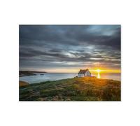 Peinture par Numero Adulte，Phare du Millier Bretagne，DIY Acryliques Peinture,Kit de Peinture à l'huile sur Toile pour Débutants avec Brosses et Acryliques Peintures pour Maison Décor（30x40cm）-AO30