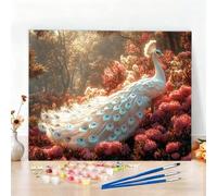 Peinture par Numero Adulte Phénix Peinture Numero Mignon Diamond Painting, DIY Creatif Toile 135x100cm Numéro d'art Complet Painting by Numbers pour Chambre Décoration Murale, Sans Cadre,Cadeau W6-174