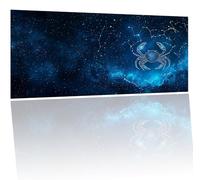 Peinture Par Numero ciel étoilé Cancer, Activité Manuelle Kit de Peinture à l'huile sur Toile Bricolage pour Enfant avec pinceaux Peintures Dessin de Pigment Acrylique, Décor Cadeaux 25x50cm Y-458
