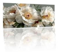 Peinture Par Numero fleur usine, Activité Manuelle Kit de Peinture à l'huile sur Toile Bricolage pour Enfant avec pinceaux Peintures de Dessin de Pigment Acrylique, pour Décor Cadeaux 25x50cm Y-166